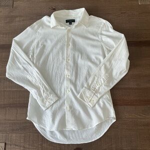 Banana Republic Woman’s Everyday Linen Long Sleeve Button-Down  Size Medium